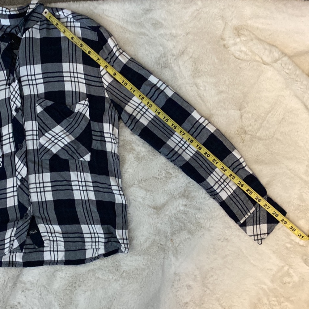 Rails Dylan Plaid Button Up Shirt Nwot! Size S - image 5